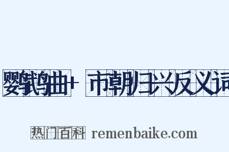 鹦鹉曲+市朝归兴反义词是什么意思的图片